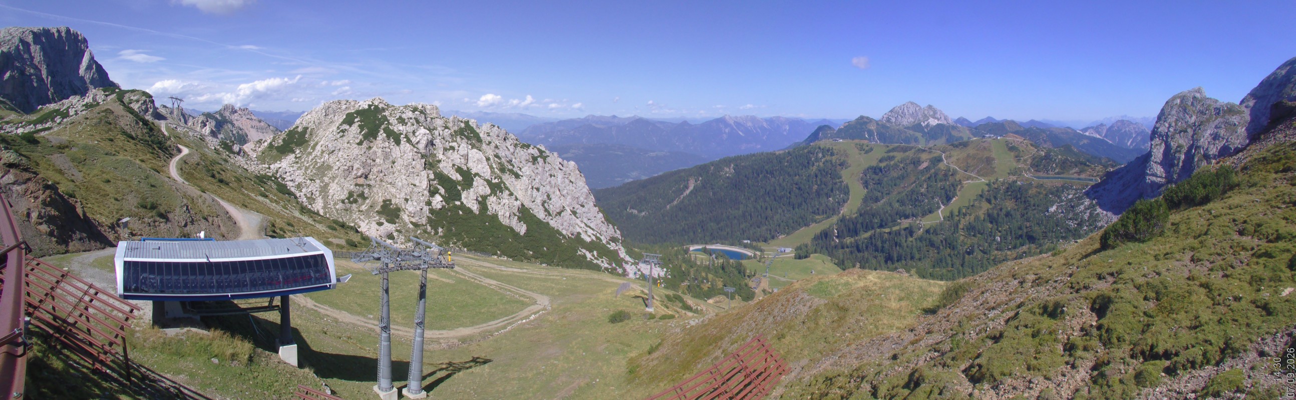Archiv Foto Webcam Rudnigsattel - Blick Richtung Tressdorfer Höhe