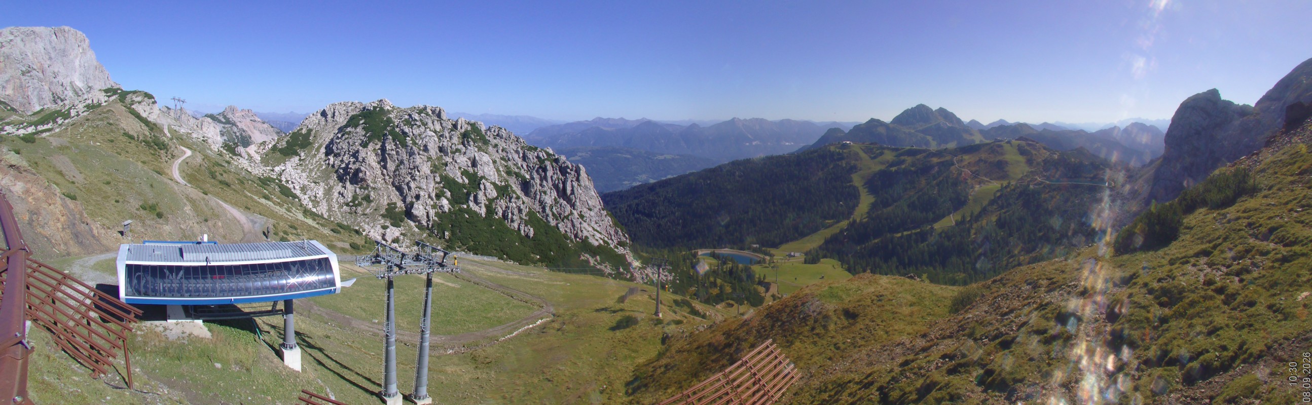 Archiv Foto Webcam Rudnigsattel - Blick Richtung Tressdorfer Höhe