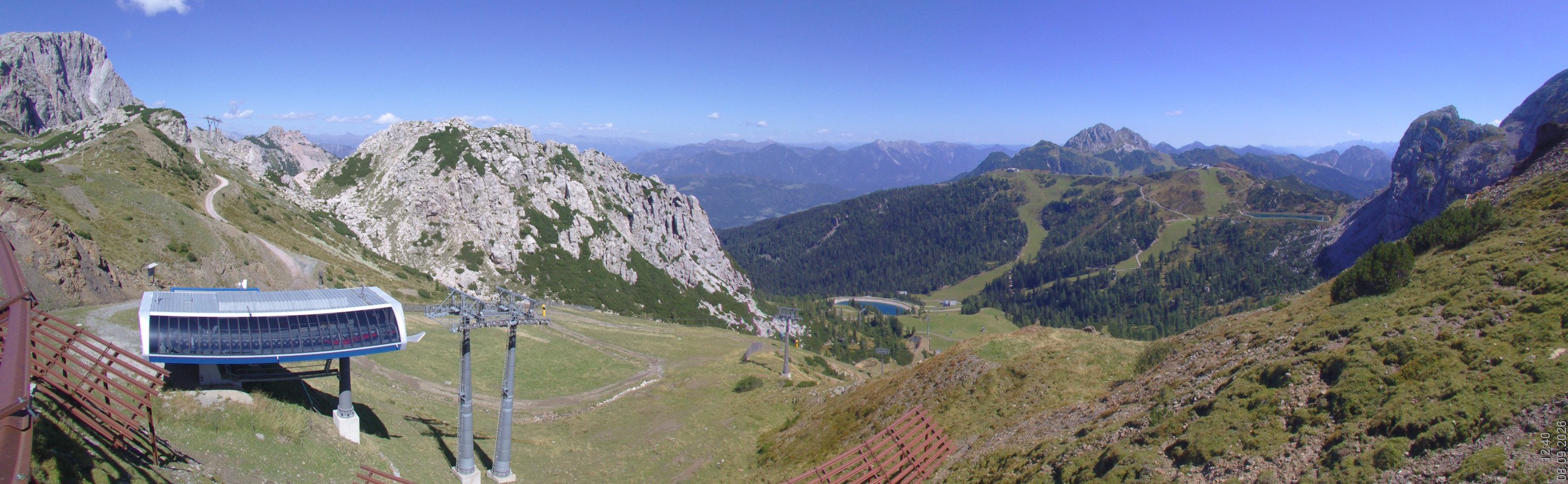 Archiv Foto Webcam Rudnigsattel - Blick Richtung Tressdorfer Höhe