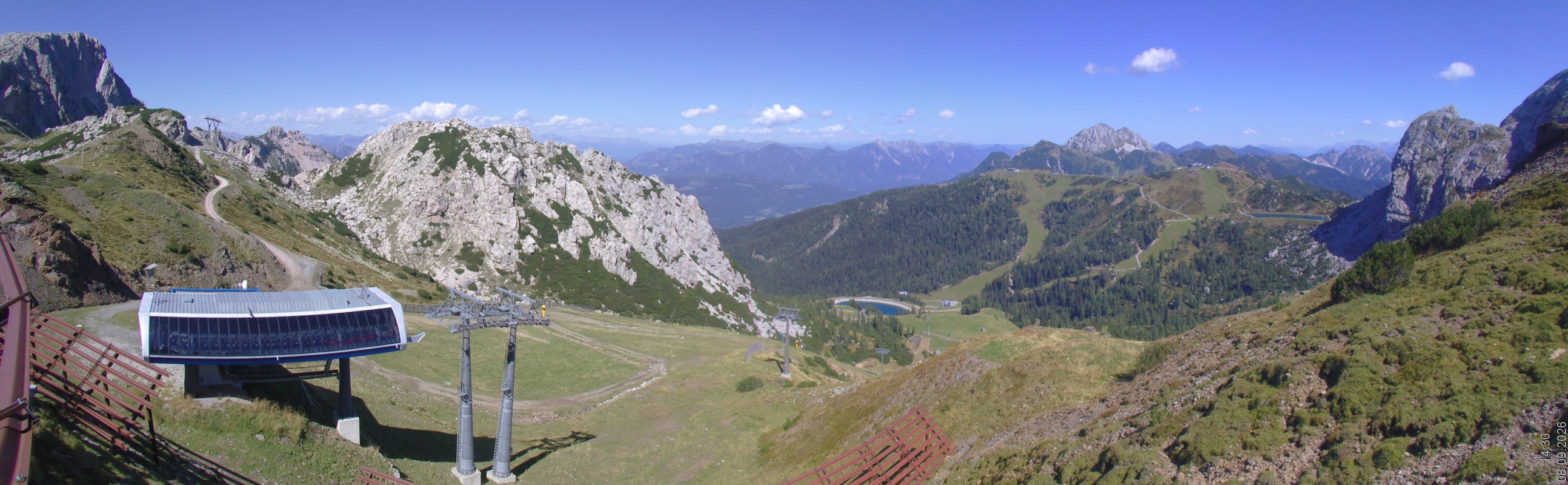 Archiv Foto Webcam Rudnigsattel - Blick Richtung Tressdorfer Höhe