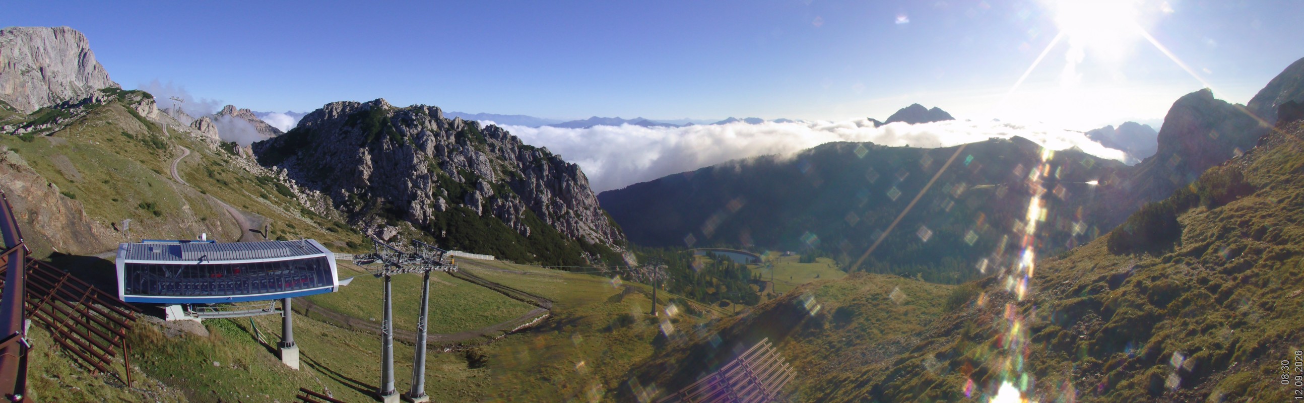 Archiv Foto Webcam Rudnigsattel - Blick Richtung Tressdorfer Höhe