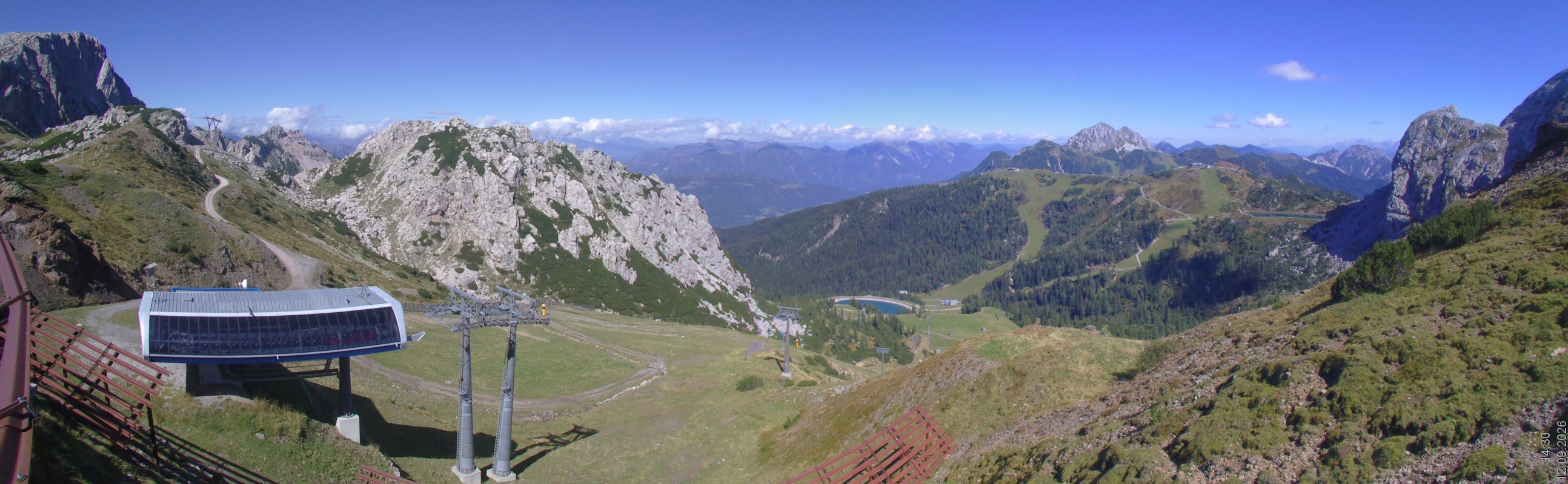 Archiv Foto Webcam Rudnigsattel - Blick Richtung Tressdorfer Höhe