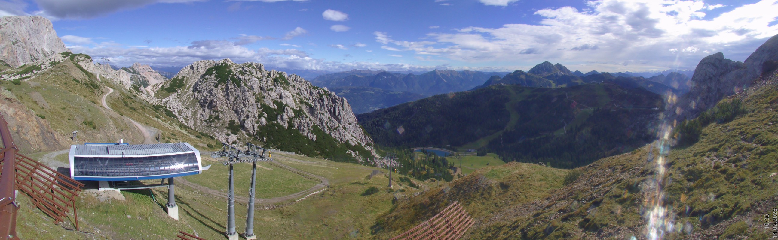 Archiv Foto Webcam Rudnigsattel - Blick Richtung Tressdorfer Höhe