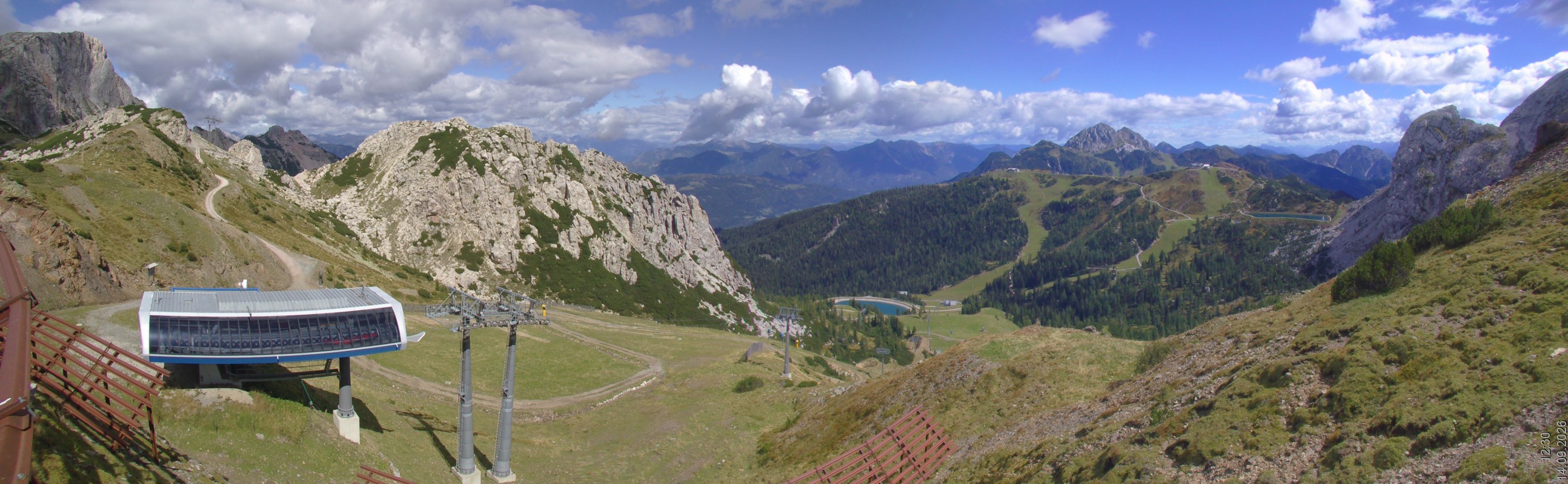 Archiv Foto Webcam Rudnigsattel - Blick Richtung Tressdorfer Höhe