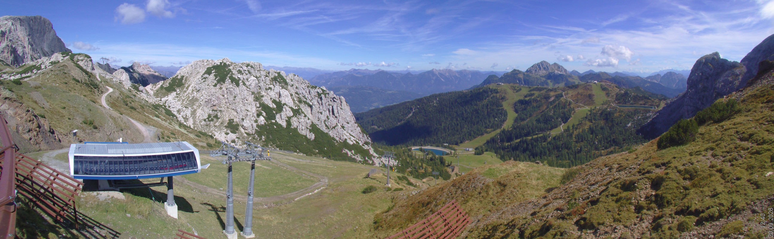 Archiv Foto Webcam Rudnigsattel - Blick Richtung Tressdorfer Höhe