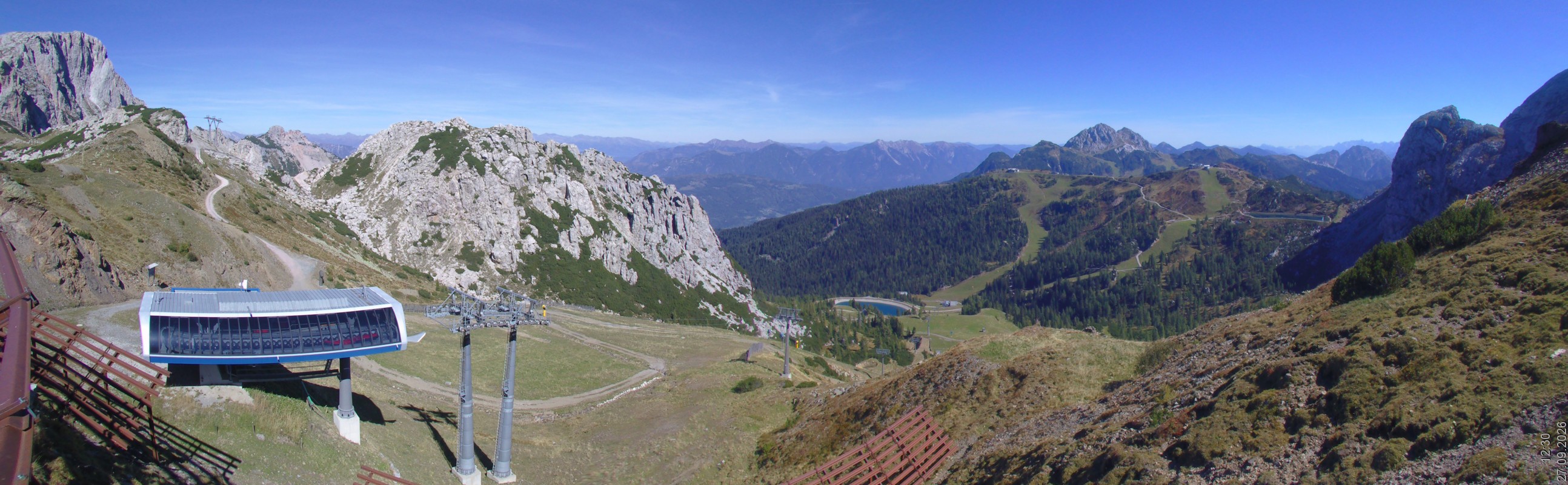 Archiv Foto Webcam Rudnigsattel - Blick Richtung Tressdorfer Höhe