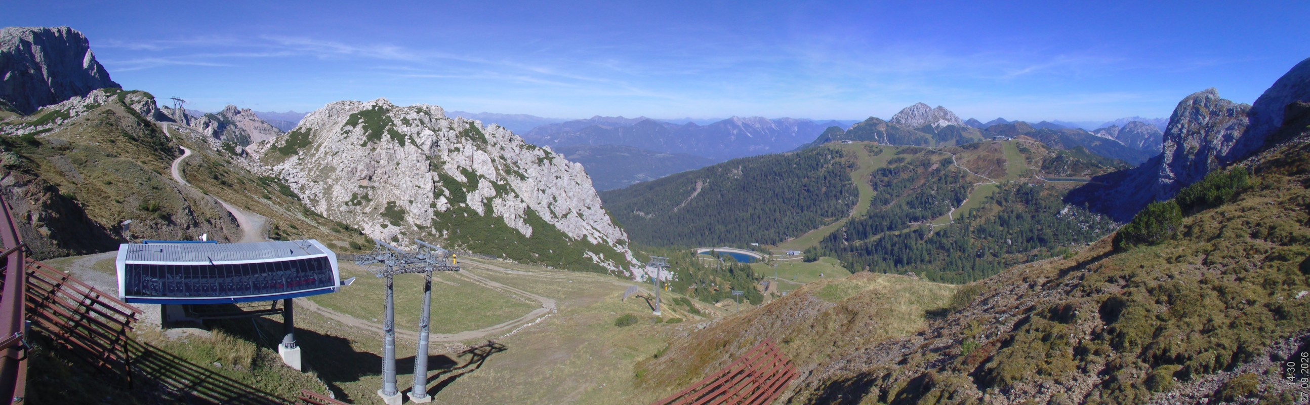 Archiv Foto Webcam Rudnigsattel - Blick Richtung Tressdorfer Höhe