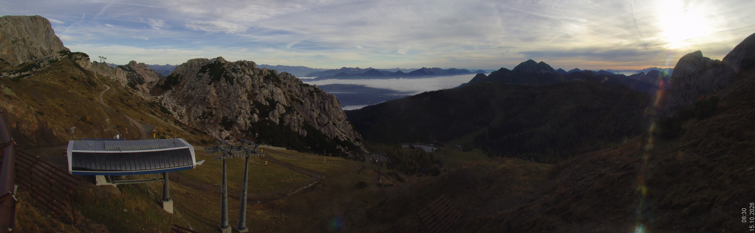 Archiv Foto Webcam Rudnigsattel - Blick Richtung Tressdorfer Höhe