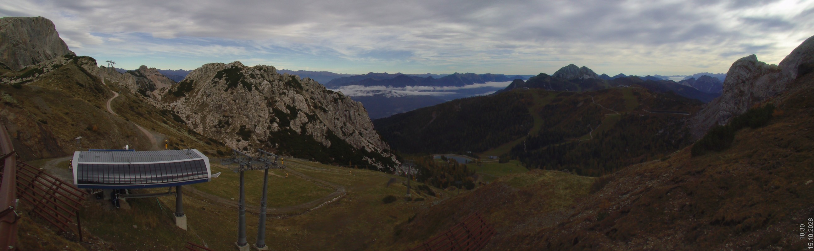 Archiv Foto Webcam Rudnigsattel - Blick Richtung Tressdorfer Höhe