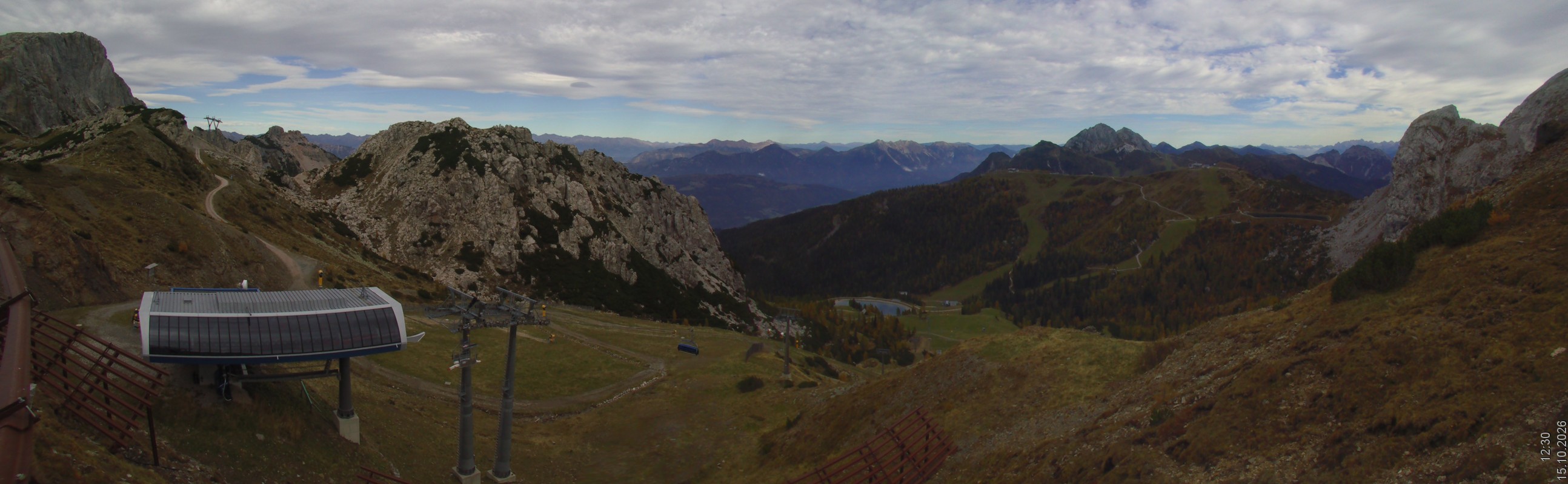 Archiv Foto Webcam Rudnigsattel - Blick Richtung Tressdorfer Höhe