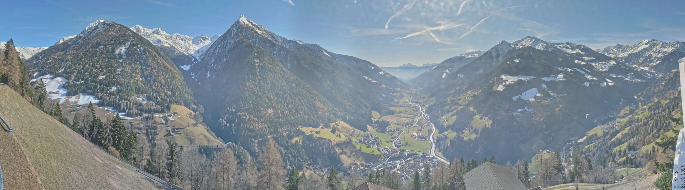 Archived image Webcam Panoramic View Passeier Valley
