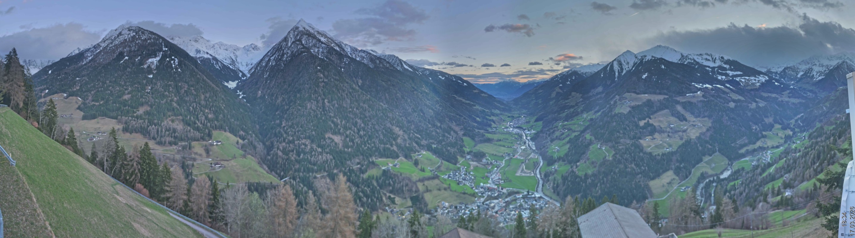 Archived image Webcam Panoramic View Passeier Valley