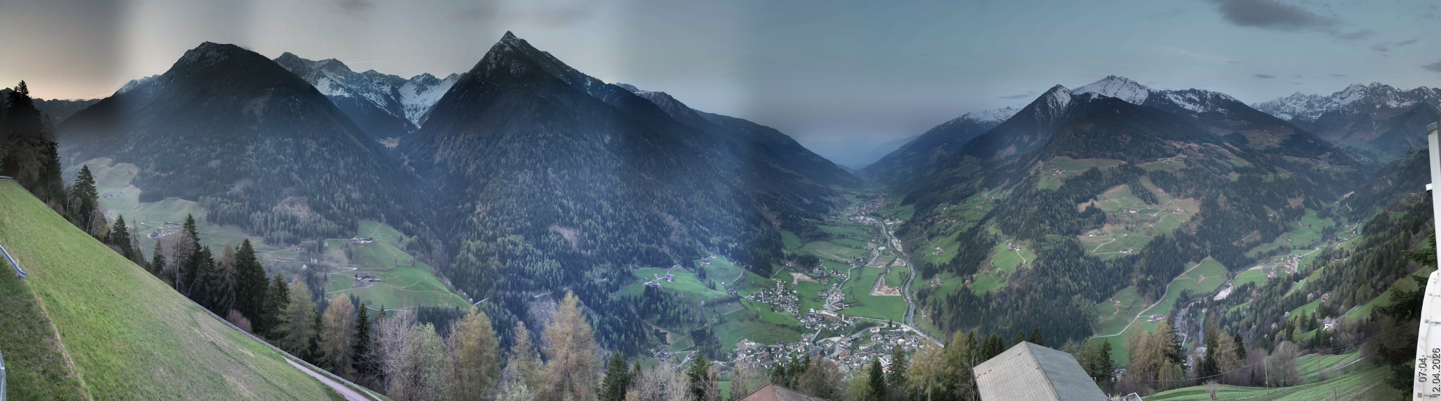 Archived image Webcam Panoramic View Passeier Valley
