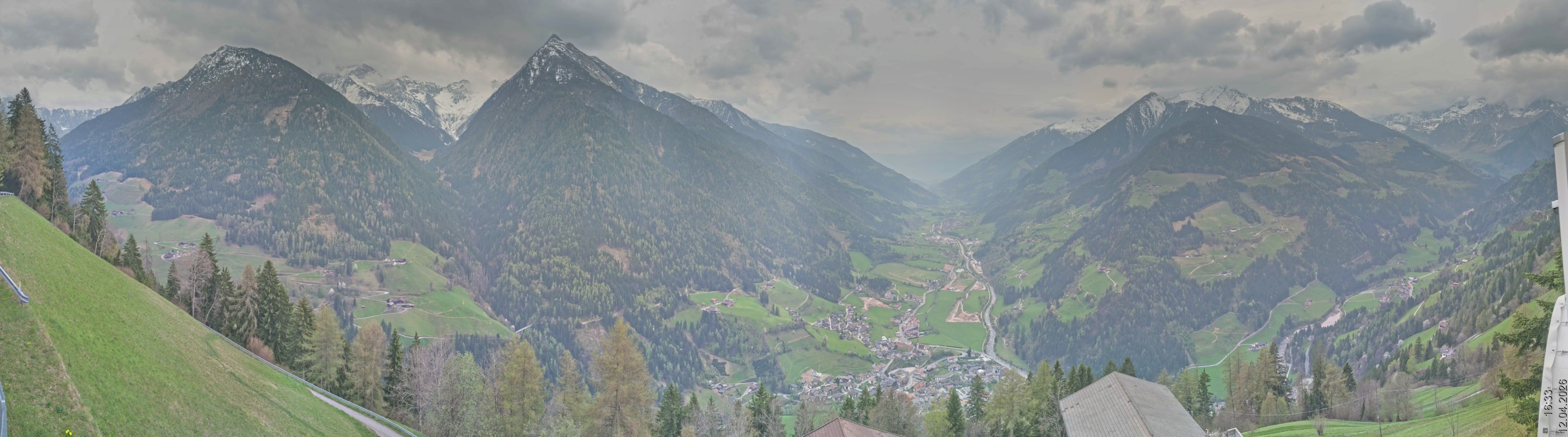 Archived image Webcam Panoramic View Passeier Valley