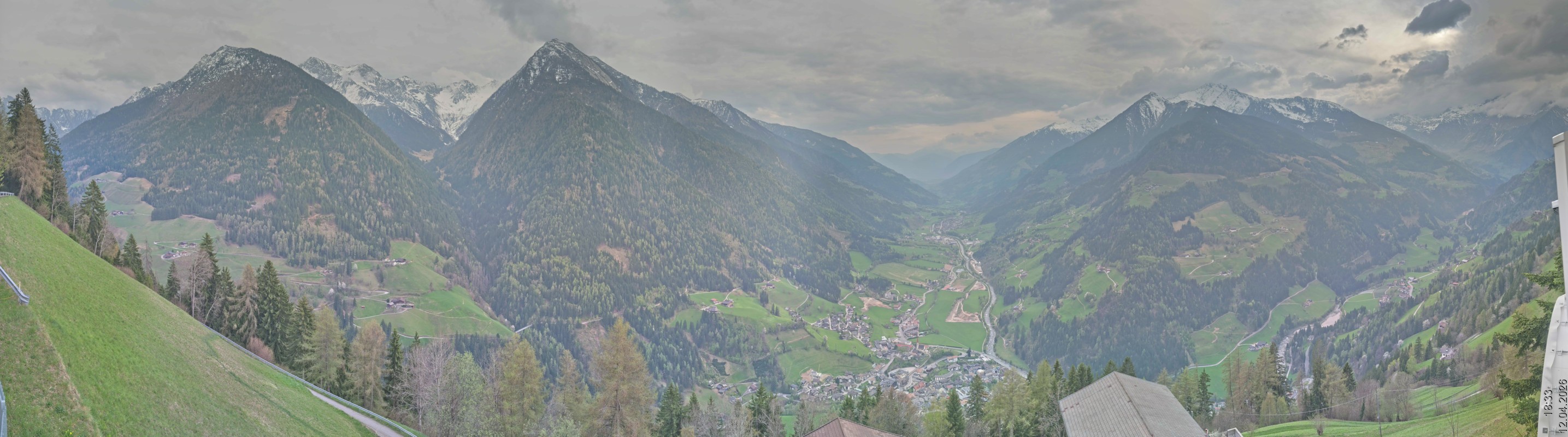 Archived image Webcam Panoramic View Passeier Valley
