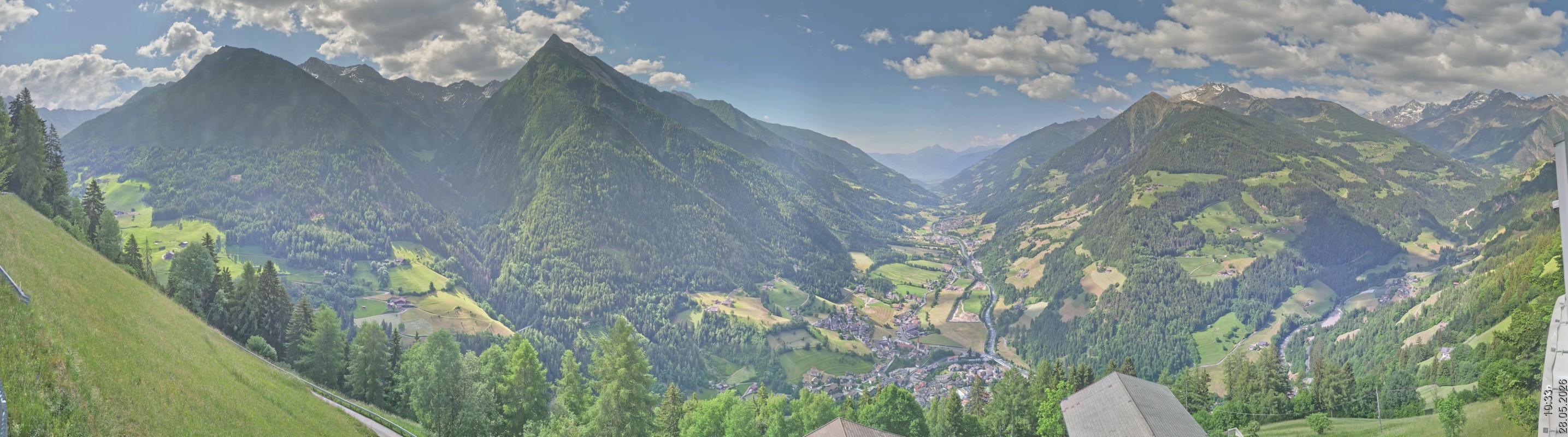 Archived image Webcam Panoramic View Passeier Valley