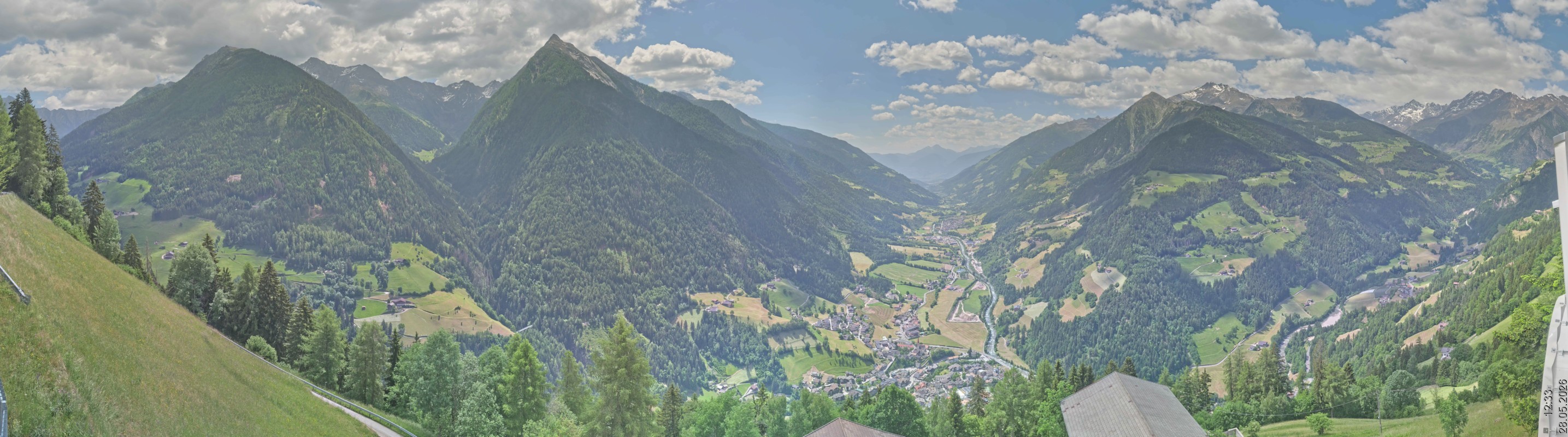 Archived image Webcam Panoramic View Passeier Valley