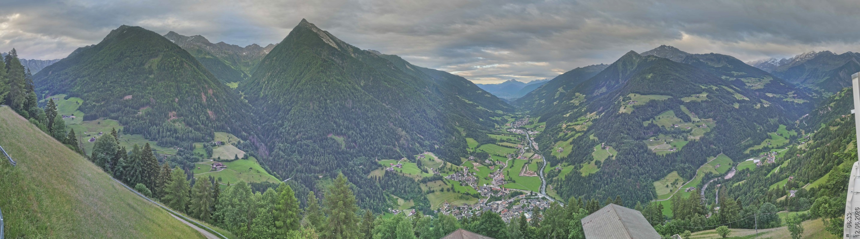 Archived image Webcam Panoramic View Passeier Valley