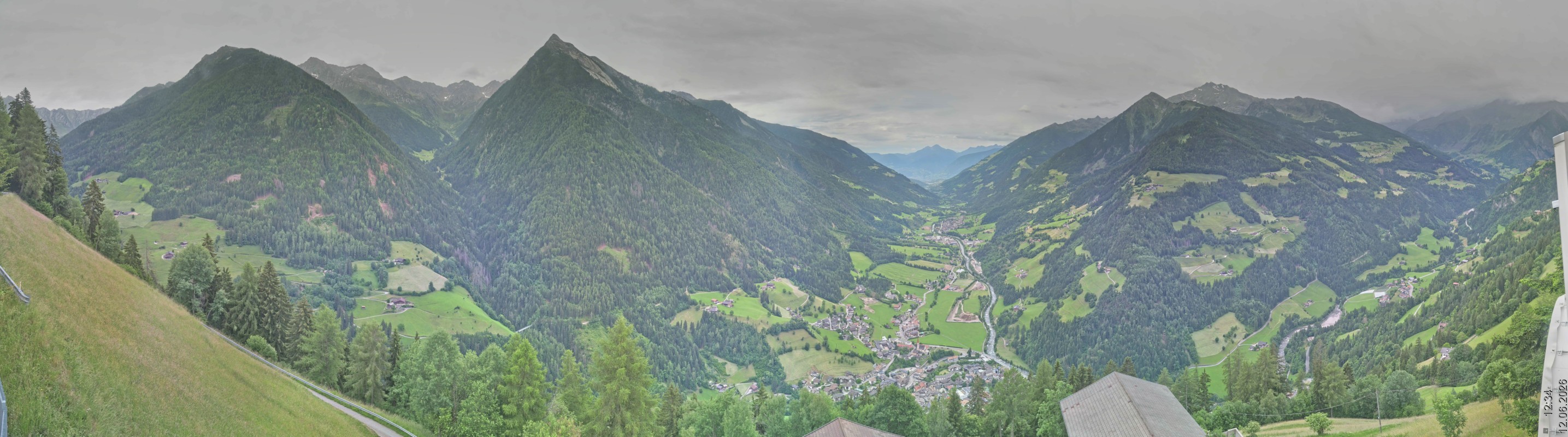 Archived image Webcam Panoramic View Passeier Valley