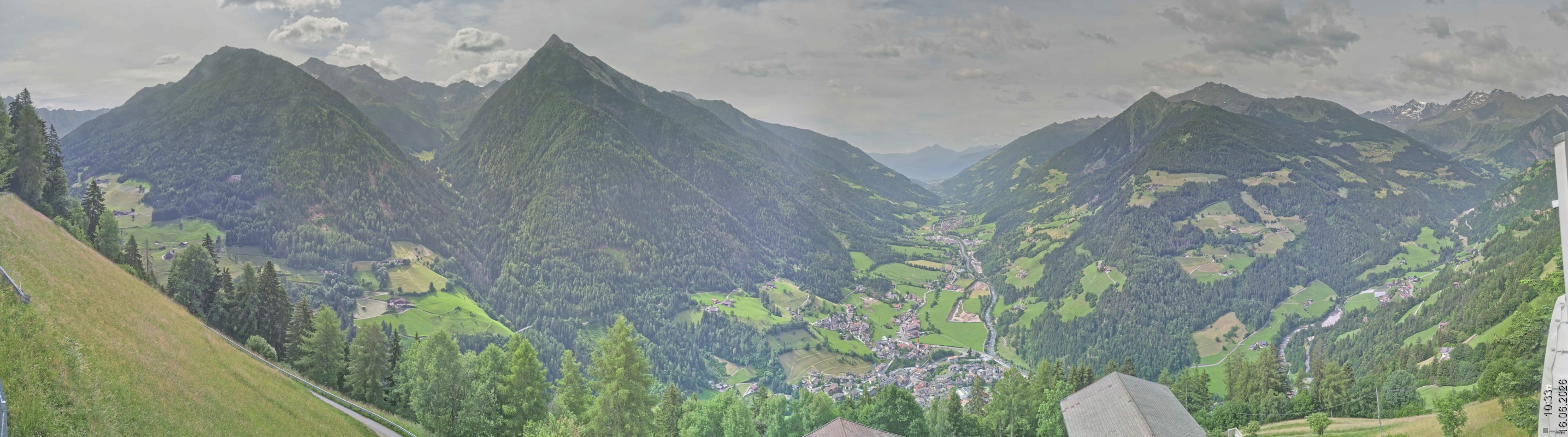 Archived image Webcam Panoramic View Passeier Valley
