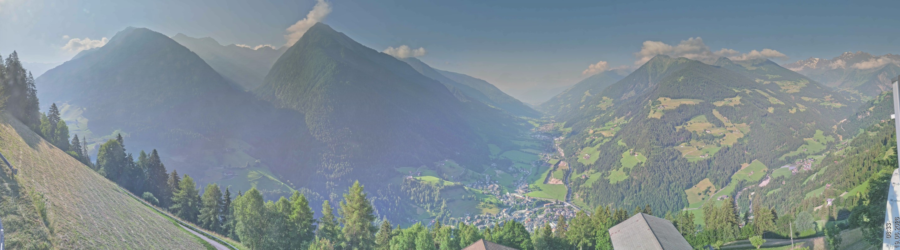 Archived image Webcam Panoramic View Passeier Valley