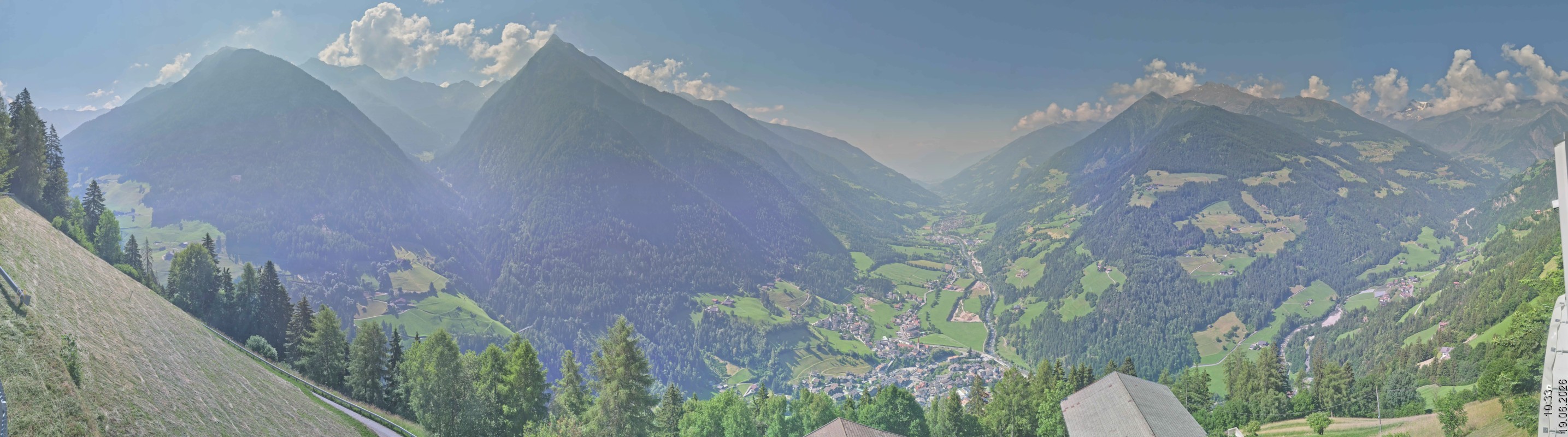 Archived image Webcam Panoramic View Passeier Valley