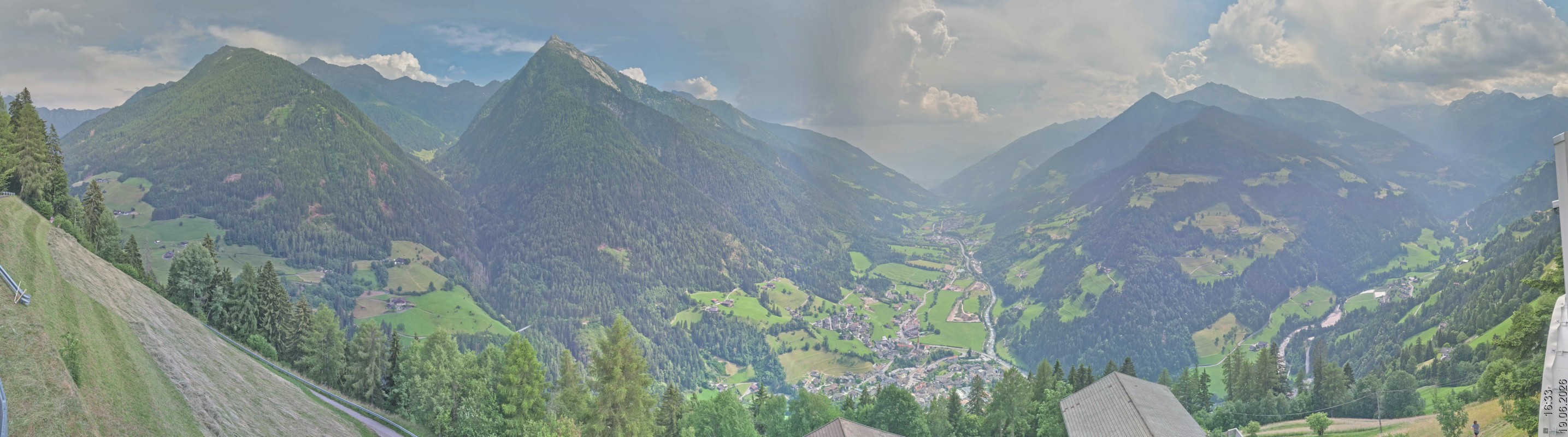 Archived image Webcam Panoramic View Passeier Valley