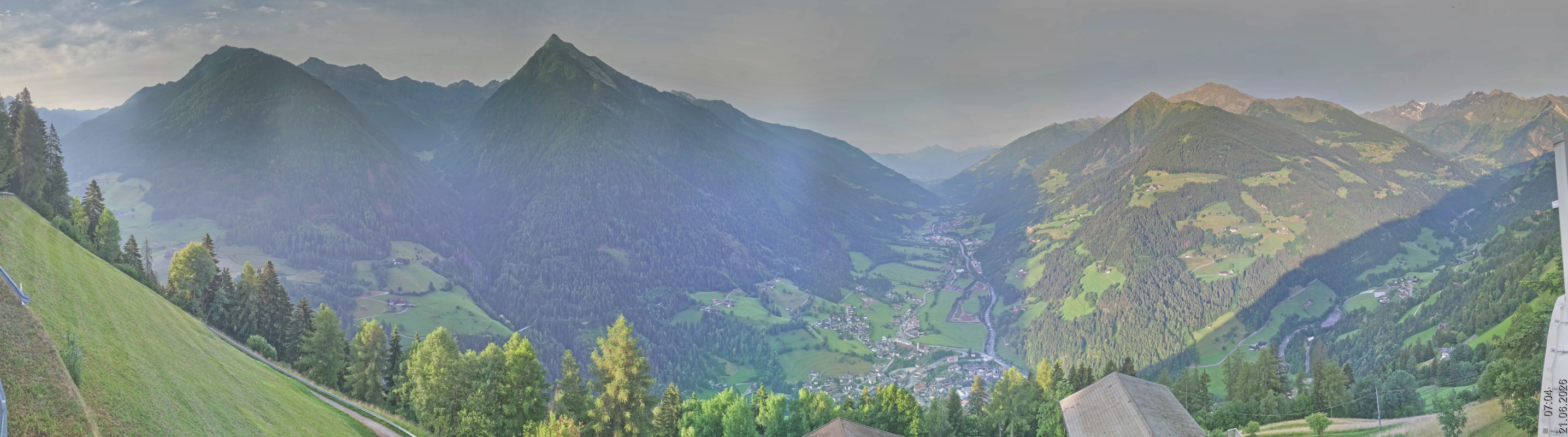 Archived image Webcam Panoramic View Passeier Valley