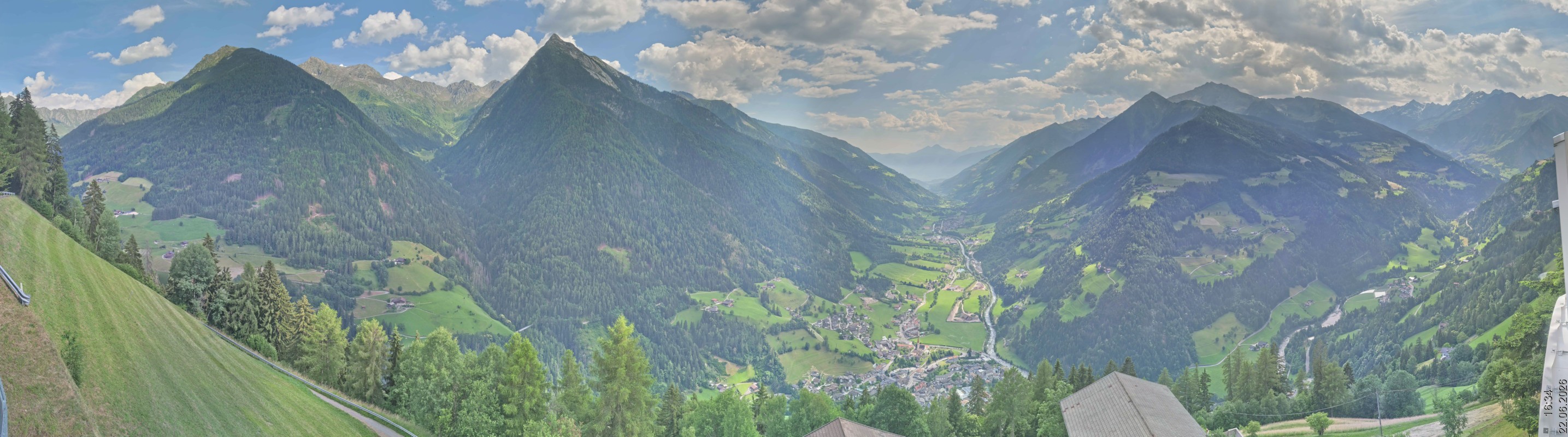 Archived image Webcam Panoramic View Passeier Valley