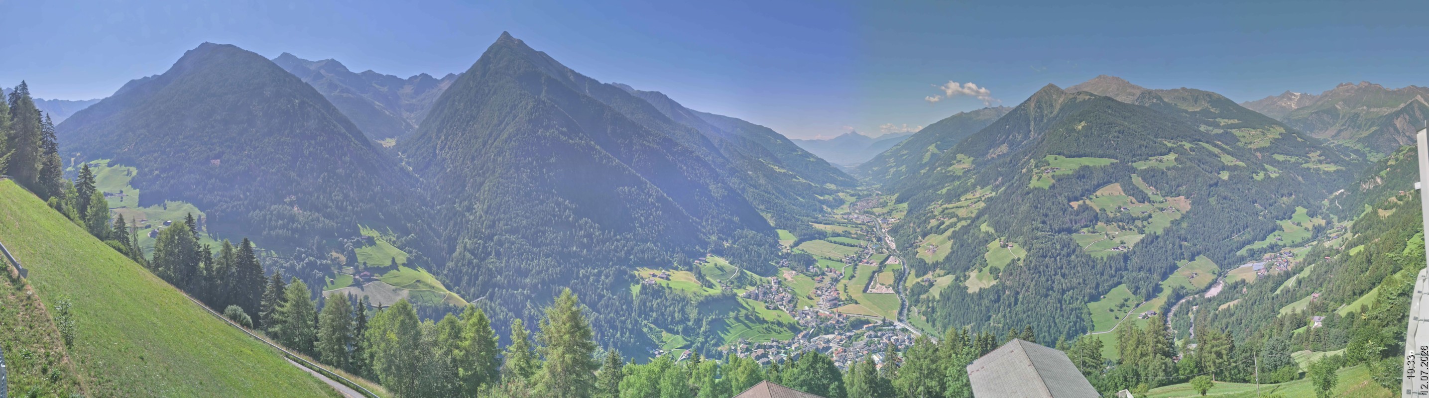 Archived image Webcam Panoramic View Passeier Valley