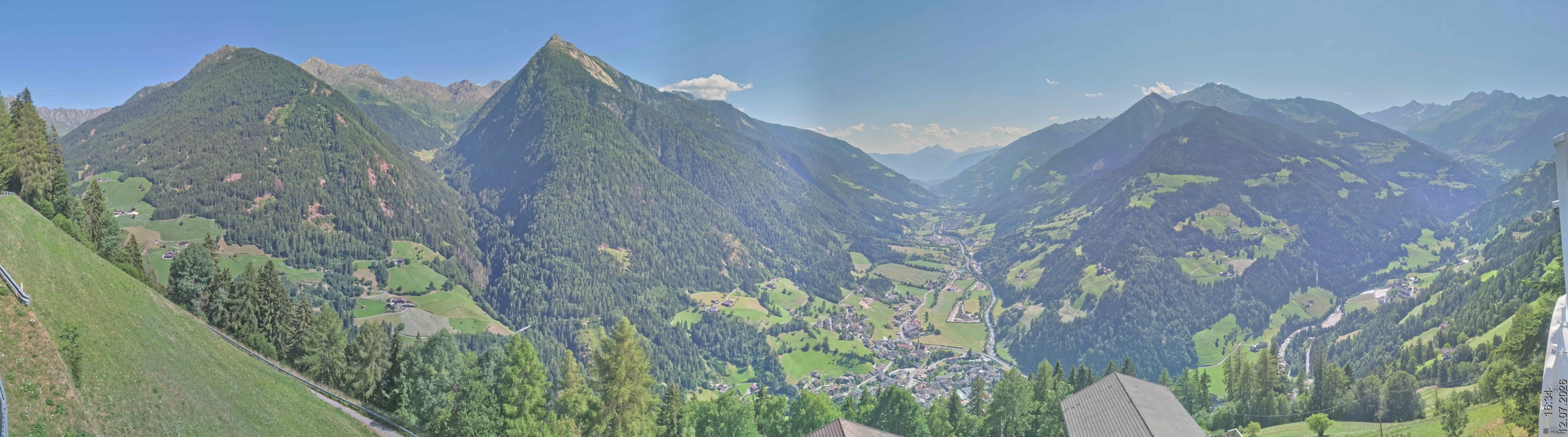 Archived image Webcam Panoramic View Passeier Valley