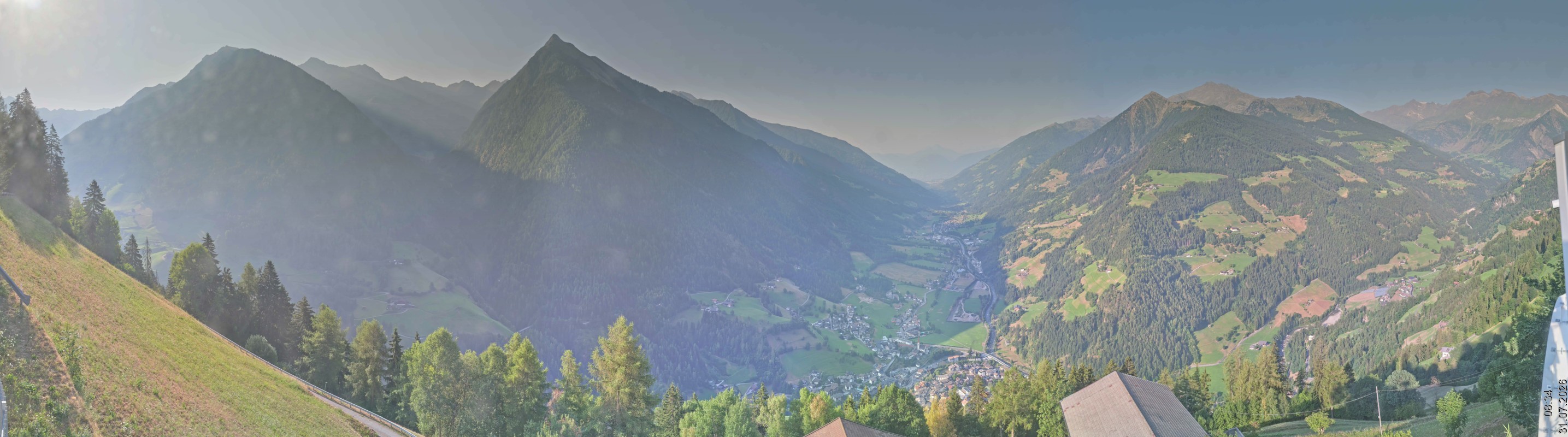 Archived image Webcam Panoramic View Passeier Valley