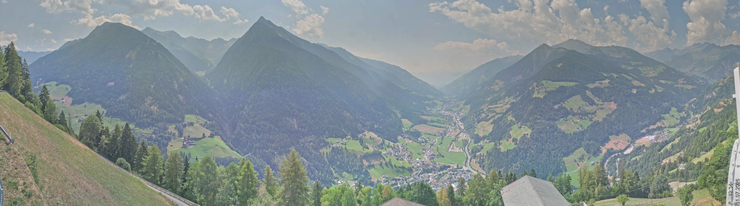 Archived image Webcam Panoramic View Passeier Valley