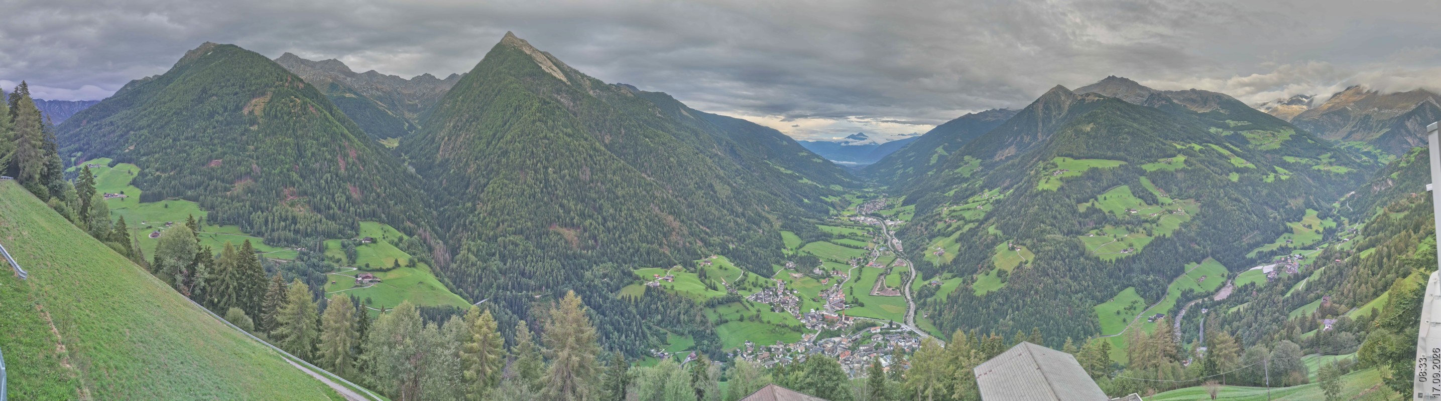 Archived image Webcam Panoramic View Passeier Valley