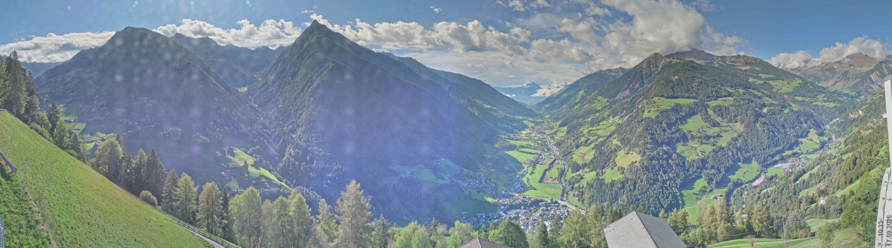 Archived image Webcam Panoramic View Passeier Valley