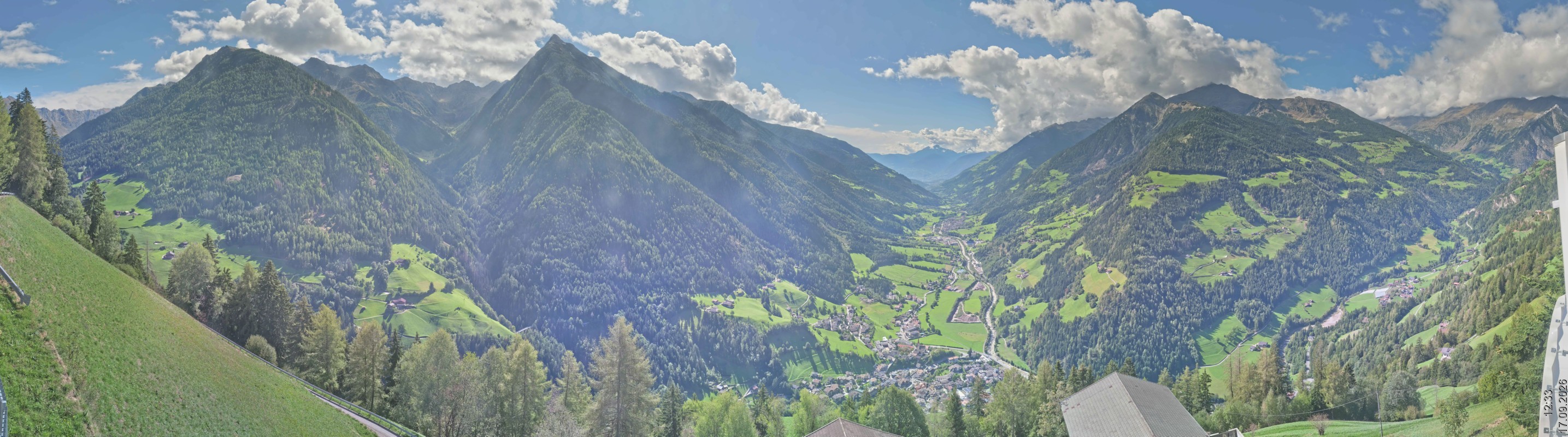 Archived image Webcam Panoramic View Passeier Valley