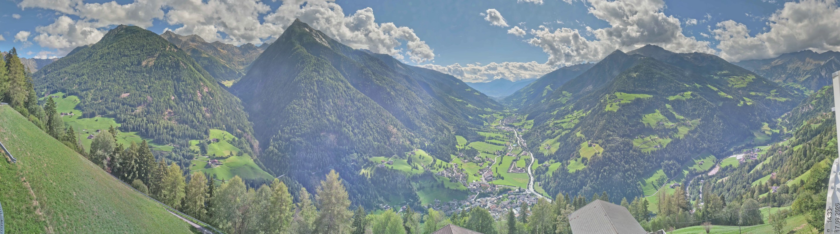 Archived image Webcam Panoramic View Passeier Valley