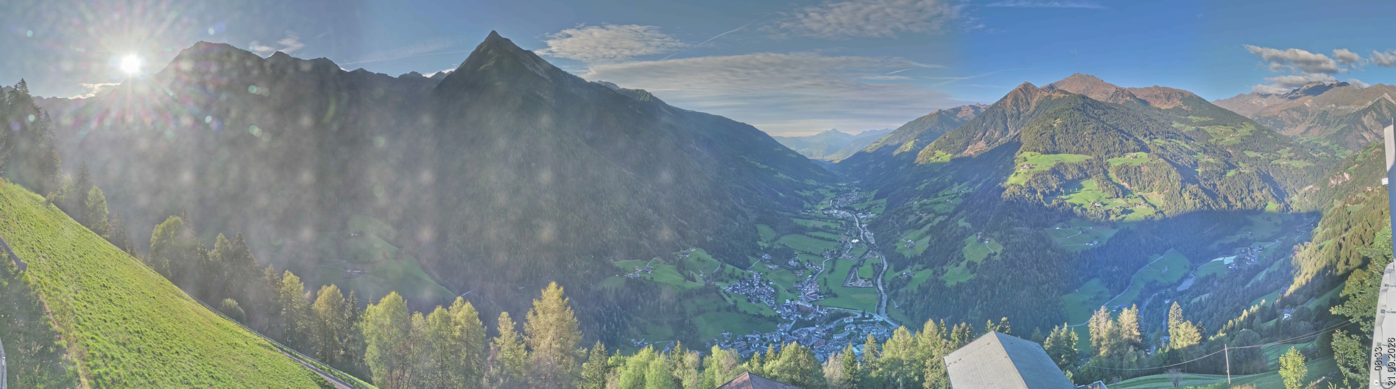 Archived image Webcam Panoramic View Passeier Valley