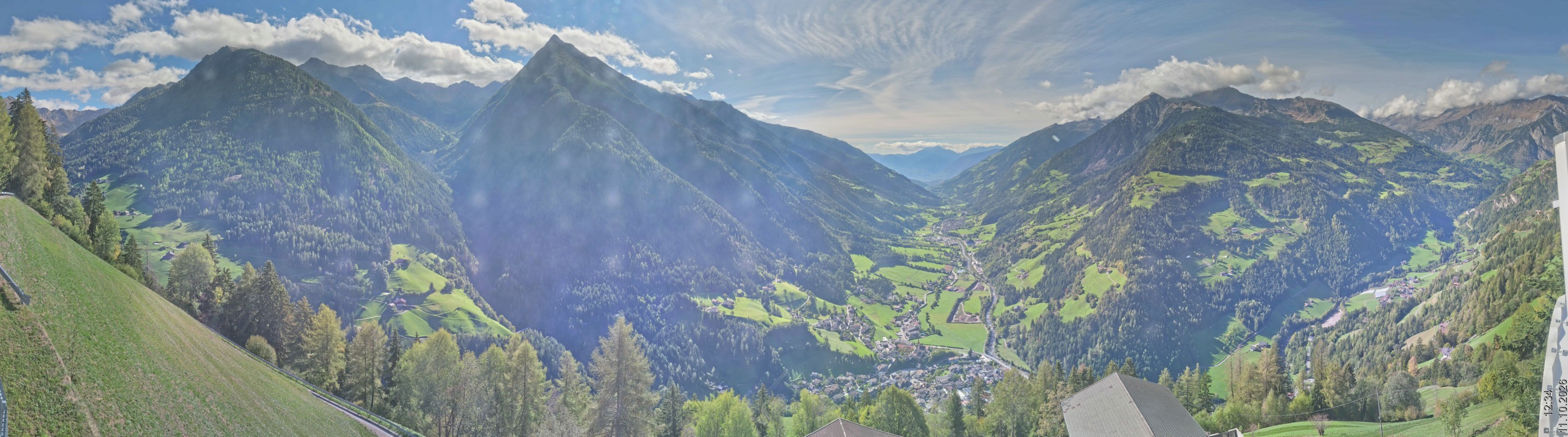 Archived image Webcam Panoramic View Passeier Valley