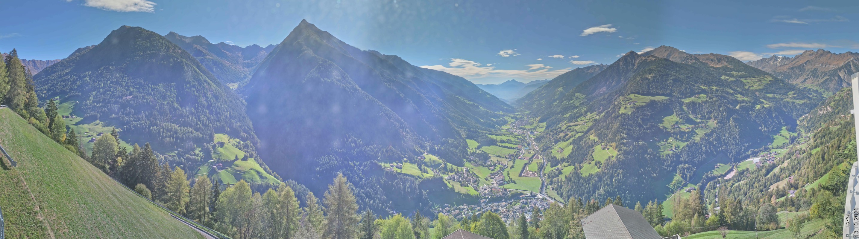 Archived image Webcam Panoramic View Passeier Valley