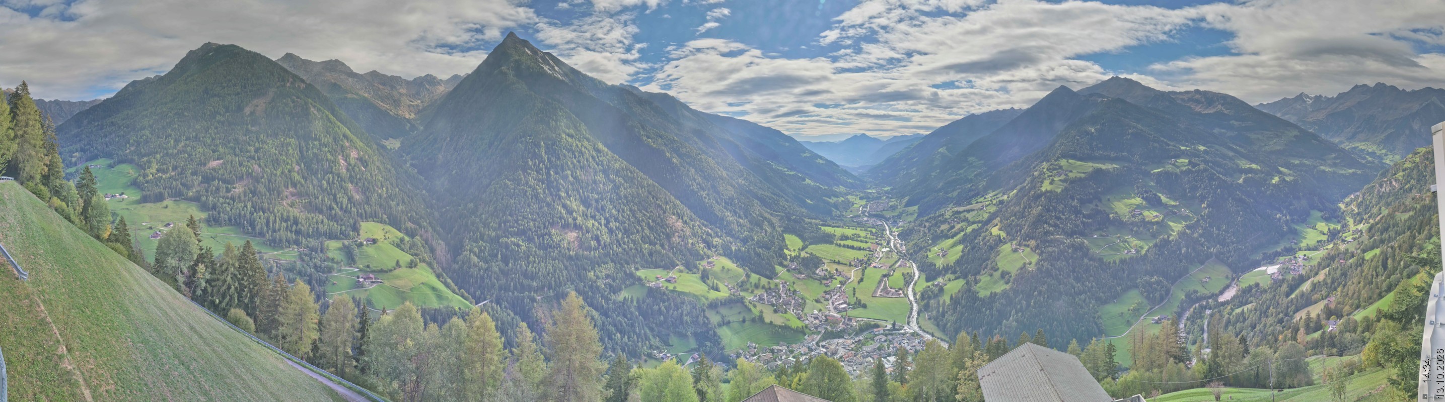 Archived image Webcam Panoramic View Passeier Valley