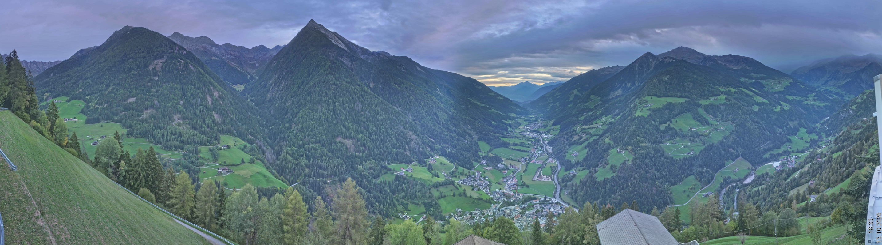 Archived image Webcam Panoramic View Passeier Valley