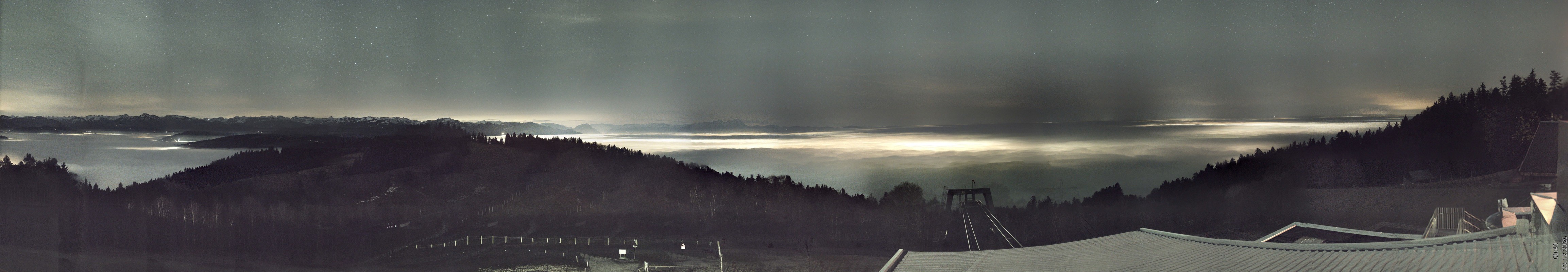 Archiv Foto Webcam Bregenz: Bergstation Pfänderbahn