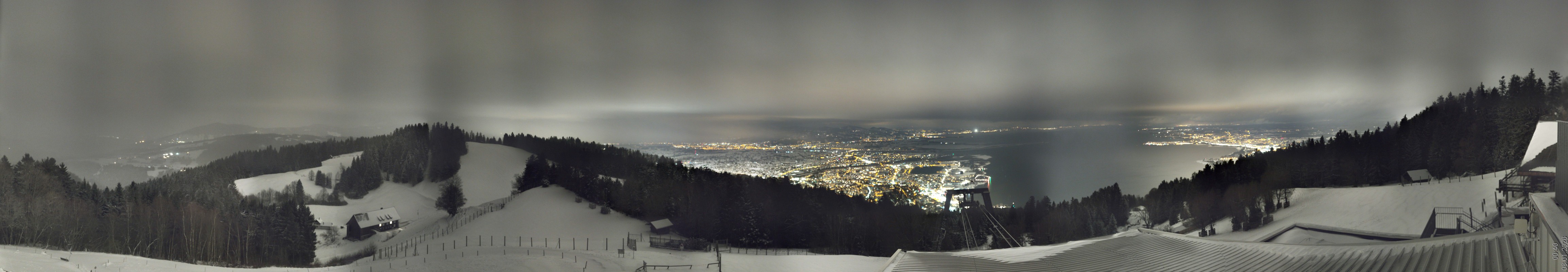 Archiv Foto Webcam Bregenz: Bergstation Pfänderbahn