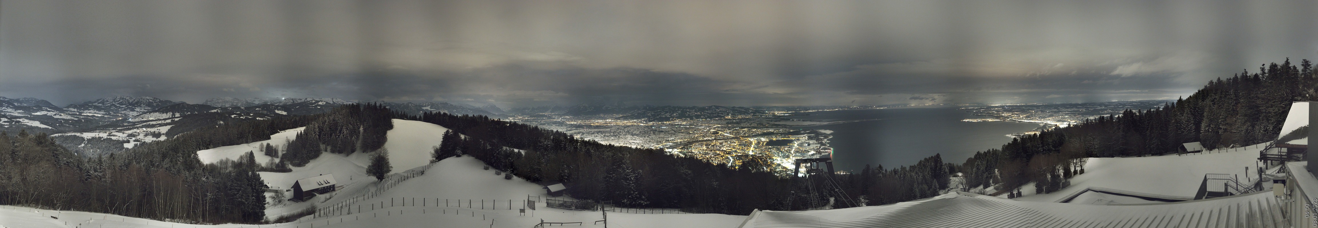 Archiv Foto Webcam Bregenz: Bergstation Pfänderbahn