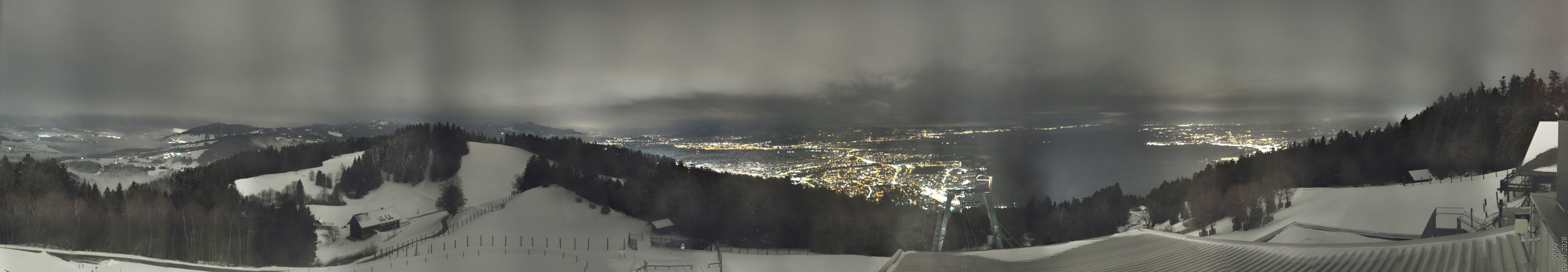 Archiv Foto Webcam Bregenz: Bergstation Pfänderbahn