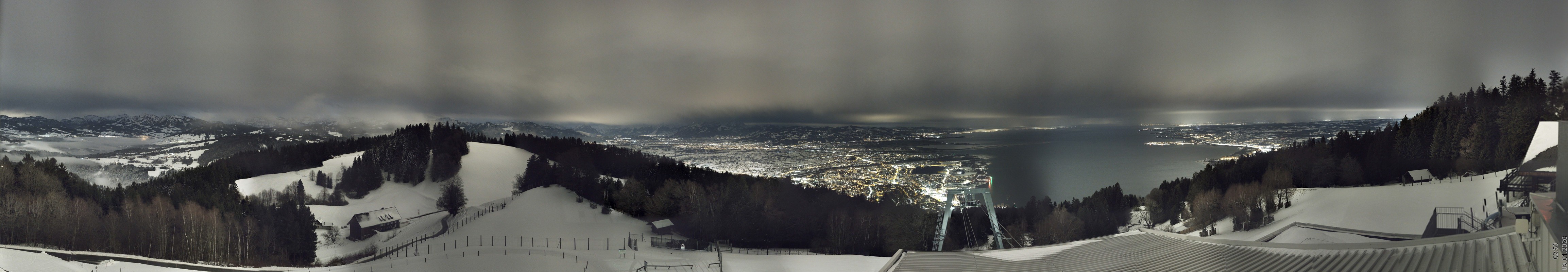 Archiv Foto Webcam Bregenz: Bergstation Pfänderbahn