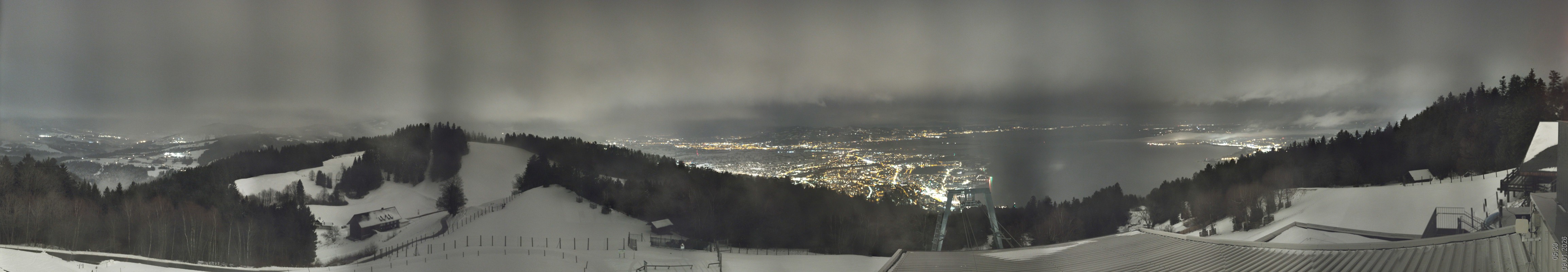 Archiv Foto Webcam Bregenz: Bergstation Pfänderbahn