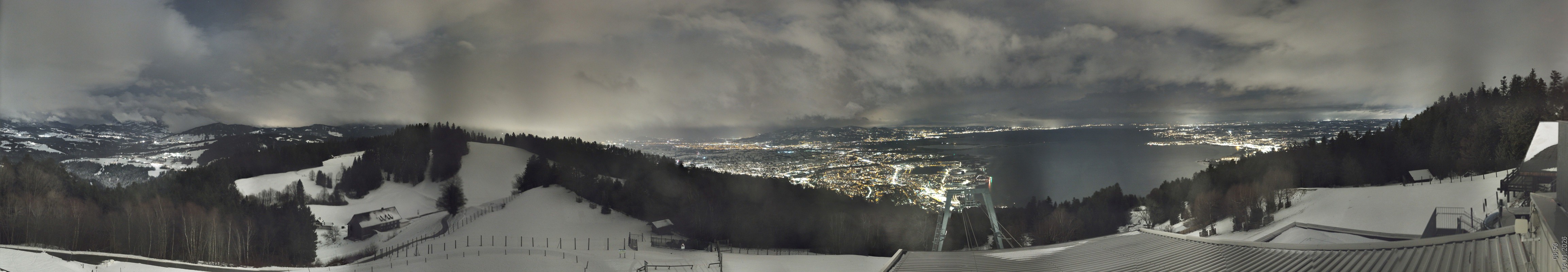 Archiv Foto Webcam Bregenz: Bergstation Pfänderbahn