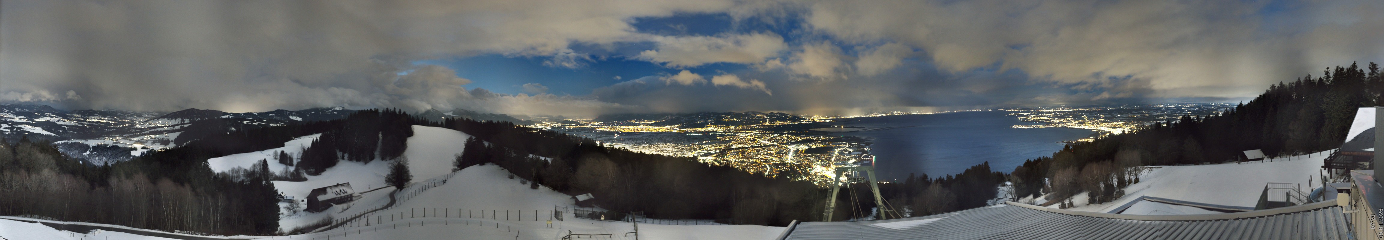 Archiv Foto Webcam Bregenz: Bergstation Pfänderbahn